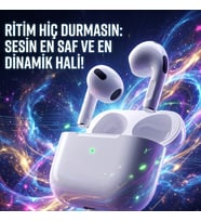 Akıllı Gürültü Önleyici Kablosuz Kulak İçi Kulaklık Derin Bas ve HD Ses Kalitesi Hızlı Şarj