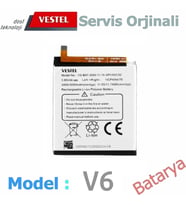 Vestel Venüs V6 Batarya 3050mAh Sıfır Vakumlu Ambalajında Garantili Batarya