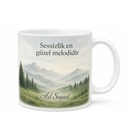 Şırnak Yayla Sessizliği Kupa Bardak - Doğa Temalı Özel Tasarım Hediye