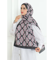 Peril Desenli Soft Şal 1153 - Siyah