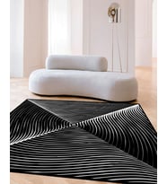 Geometrik Şekilli Modern Tasarım Pamuk Dokuma Halı