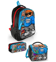 Coral High Grafiti Ayıcık Desenli 3’lü Okul Çanta Seti SET0133250
