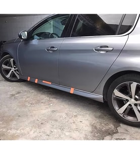 Peugeot 308 Yan Marşpiyel Seti Plastik Mat Siyah 2016 2017 2018