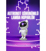 Astronot Şeklinde Bluetooth Hoparlör Gökyüzü Kumandalı Aydınlatma Lamba