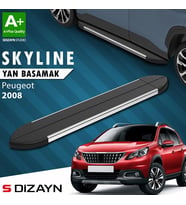 S-Dizayn Peugeot 2008 Skyline Krom Yan Basamak 173 Cm 2013-2019 A+ Kalite