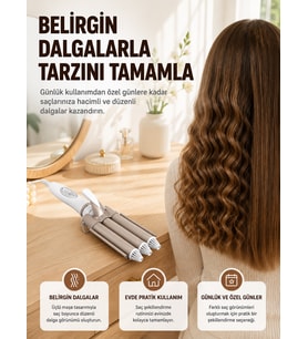 Profesyonel Kullanıma Uygun Bukle Maşası Yeni Nesil