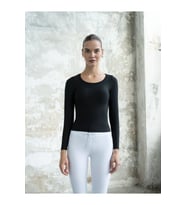 Larissa Siyah Spor Bluz