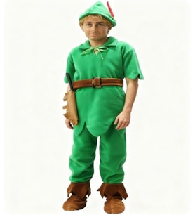 Peter Pan Kostümü Yetişkin (Yeşil)