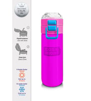 Coral High 500 ml Kız Çocuk Pipetli Termos/Matara - Pembe 31843 - Çift Kullanım Özelliği