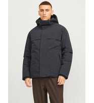 JACK JONES Erkek Softshell Su Geçirmez Kapüşonlu Mont Ceket 12259457