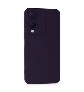 Northcity Vivo Y17s Kılıf Nano İçi Kadife Silikon - Mor