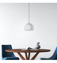 RİOLİGHT MODERN GRİ CAFELER,ODA,MUTFAK,YATAK BAŞI İÇİN 1XE27 TEKLİ METAL SARKIT AVİZE ÇAP:20CM