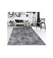 ElifÇe Home 120 x 250 cm GRİ - Kaymaz Tabanlı, Dekoratif ve Yıkanabilir