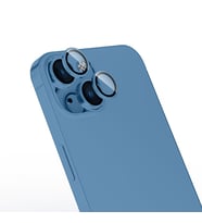 Apple iPhone 13 Uyumlu Zore Mikro Kamera Lens Koruyucu (Lacivert)