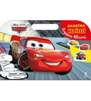 Disney Arabalar Çıkartma Hediyeli Boyama Albümü