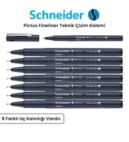 Schneider Pictus Fineliner Teknik Çizim Kalemi