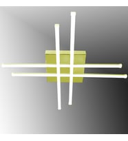 TT036-SR TT Aydınlatma Hashtag Modeli Sarı Kaplama Led Avize (Günışığı)