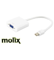 Molix Mini Display Port To Vga Çevirici Dönüştürücü Adaptör