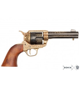 Denix Koleksiyon Grubu-CAL.45 PEACEMAKER REVOLVER 4,75", USA 1873-JDNXM-1280-L