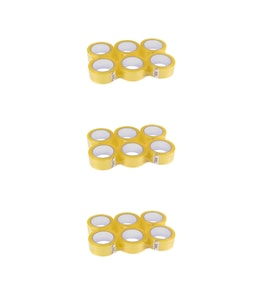 Bant Güçlü Sağlam Kaliteli Şeffaf Koli Bandı Bantı / 45 mm x 100 Metre / 6'lı 3 Paket - 18 Adet