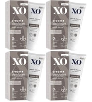 XO Krem Deodorant 75ML Unisex Pure & Effective Kokusuz (4 Lü Set)
