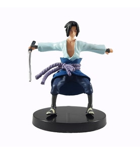 Naruto Shippuuden Action Figure - Anime Manga Figür Biblo - 10 Cm - Sasuke