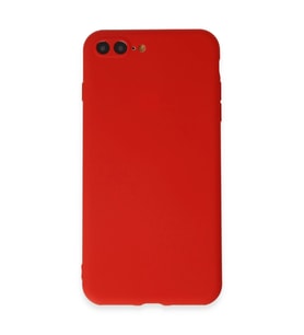Apple İphone 7 Plus Kılıf First Silikon - Kırmızı