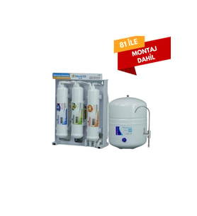 pera water star alkali+mineral+detox 8 aşamalı açık kasa pompasız su arıtma cihazı