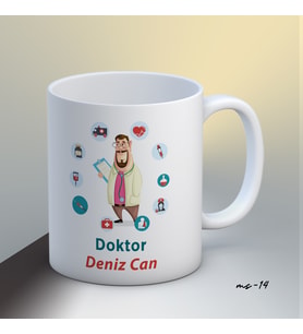 Kişiye Özel Doktor Temalı Kupa Bardak