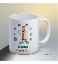 Kişiye Özel Doktor Temalı Kupa Bardak