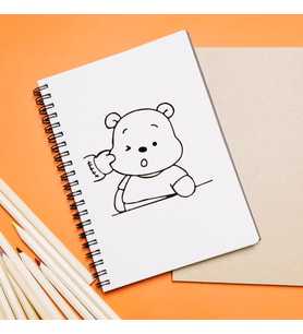 Ayıcık Tasarımlı Defter