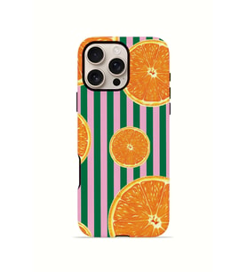 iPhone 16 Pro Vorian Çift Katmanlı MagSafe Kılıf Orange Grove Cabana
