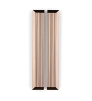 Tline L Tipi Çizgili Parlak Bakır Rose Kulp 96 mm. 209060