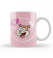 Spongebob Sandy Smile Süngerbob Kupa Bardak Porselen