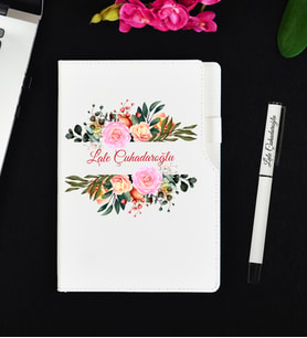Arkadaşa Hediye Kişiye Özel Defter ve Roller Hediye Seti