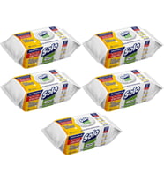 Solo Yüzey Temizlik Havlusu - Mendili 100 Yaprak Limon & Portakal Tazeliği (5 Li Set) 500 Yaprak