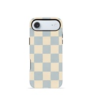 iPhone 17 Air Vorian Çift Katmanlı MagSafe Kılıf Powder Blue Checker