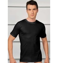 Amora Secret Erkek Pamuklu Kısa Kol Dar Yaka Klasik Fanila T-shirt