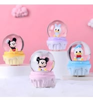 Mickey Mouse Işıklı Kar Küresi 9 Cm Alk3112