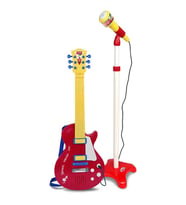 Bontempi Ayaklı Mikrofonlu Kırmızı Elektronik Çocuk Rock Gitarı