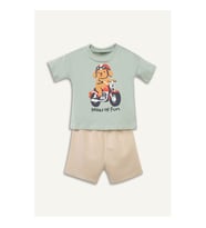 Defacto 26Y801003400 Mint Yeşili Erkek Bebek Alt-Üst Takım G8114A5/GN1123