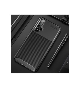 Huawei Honor 20 Uyumlu Kılıf Zore Negro Silikon Kapak (Siyah)