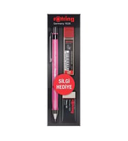 Rotring Visuclick Versatil+Min+Silgi 3’lü Okul Seti- 0.5 mm Pembe