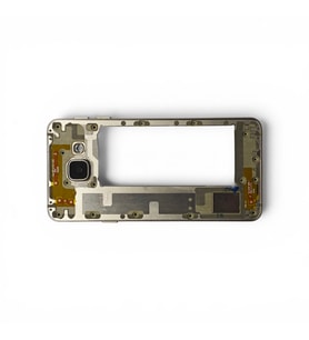 Samsung A310 Kasa Samsung Galaxy A3 2016 Gold Renk Orta Kasa Çıtalı on off Ses tuş bordu buzzer hoparlör Kamera Lens