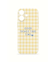 iPhone 16 Vorian İnce Kamera Korumalı Mika Kılıf Good Things Gingham