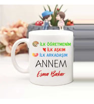 İlk Öğretmenim,Aşkım,Arkadaşım Kupa Bardak