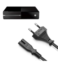 XBOX ONE Güç Kablosu XBOX One Uyumlu Güç Kablosu Power 2 pin Kablo (Siyah)