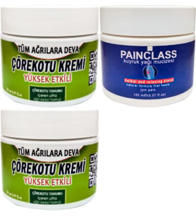 2 Adet Çörek Otu Orta Boy 100 ml + 2 Adet Painclass 150 ml Kuyruk Yağı