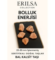 Sertifikalı Ham İşlenmemiş Orta Bal Kalsit Taşı Kütle Duygusal Denge Sağlar İçsel Sakinlik Verir (Kahverengi)