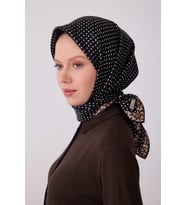 Klasik Desen İpek Twill Eşarp - 2026 İlkbahar-Yaz (T) 4326